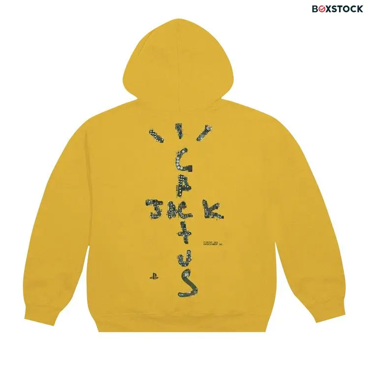 Cactus Jack by Travis Scott Motherboard IV Hoodie 'Gold' Yellow Fall/Winter 2020