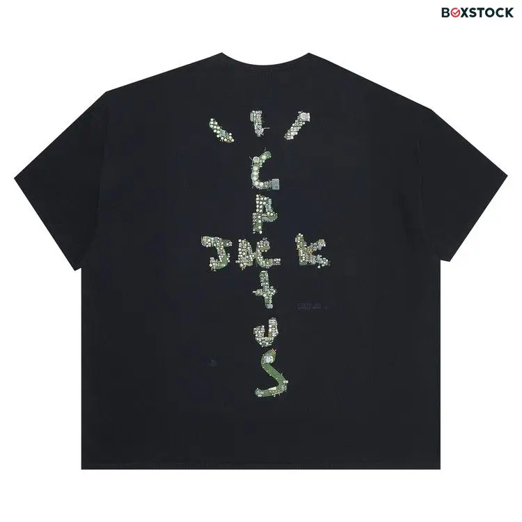 Cactus Jack by Travis Scott Motherboard Logo I T-Shirt 'Black' Fall/Winter 2020