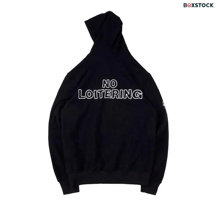 Cactus Jack by Travis Scott No Loitering Hoodie 'Black' Spring/Summer 2020