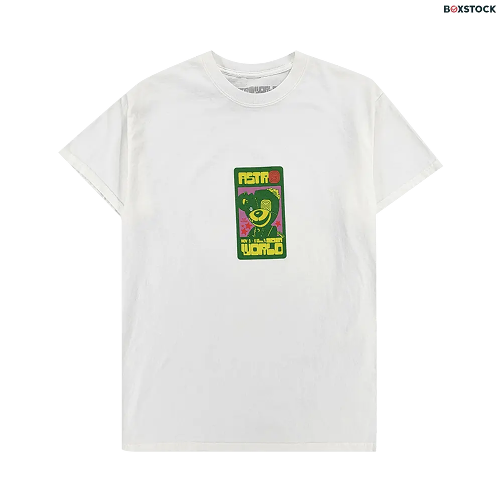 cactus jack by travis scott Cactus Jack by Travis Scott Scare Bear Tee II 'White' Fall/Winter 2021