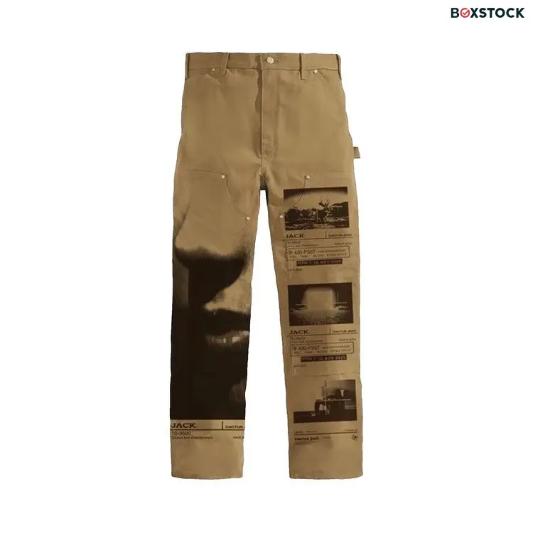 Cactus Jack by Travis Scott x PlayStation System Work Pants 'Tan' Fall/Winter 2020