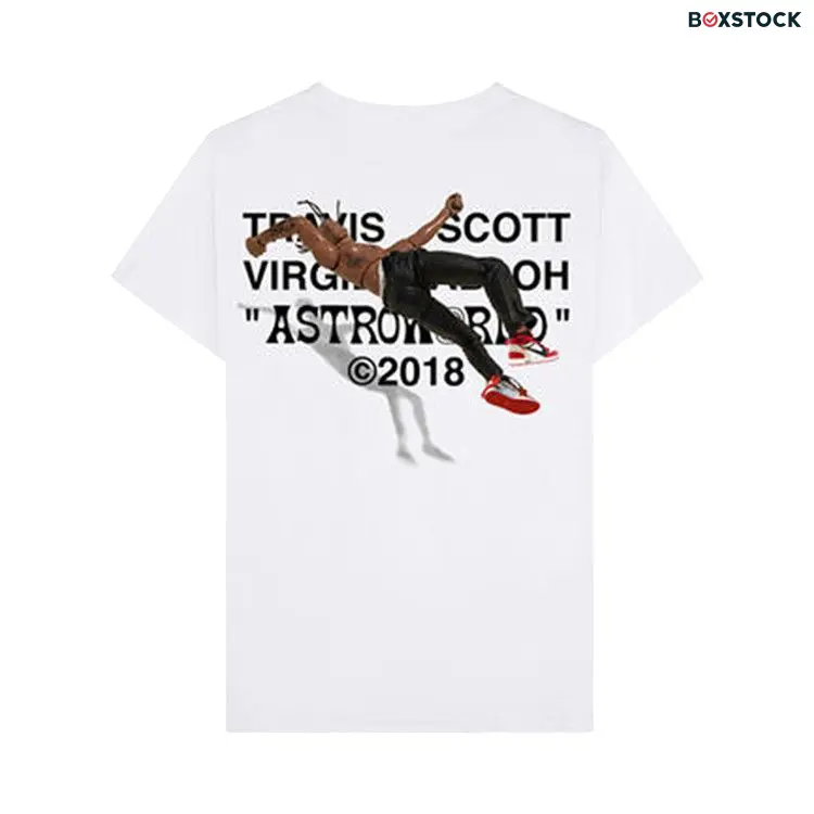 Cactus Jack by Travis Scott x Virgil Abloh By A Thread T-Shirt (Off-White Air Jordan 1 Version) 'White' Spring/Summer 2018