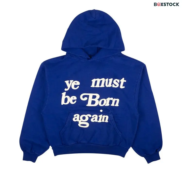 Cactus Plant Flea Market Born Again Hooded Sweatshirt With Pocket 'Blue' Spring/Summer 2022