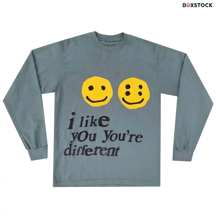 Cactus Plant Flea Market I Like You You're Different Long-Sleeve Tee 'Grey' Fall/Winter 2019