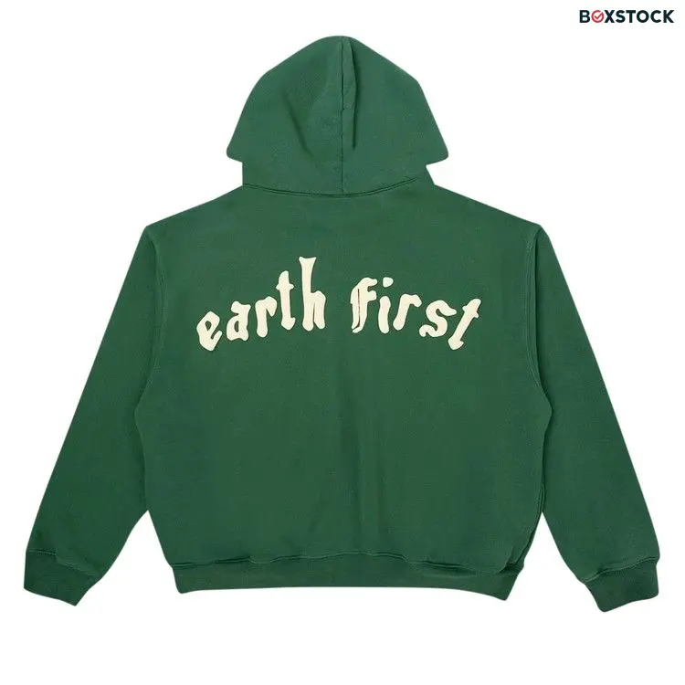 Cactus Plant Flea Market Earth First Zip Hooded Sweatshirt 'Green' Spring/Summer 2021