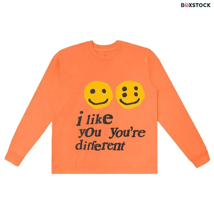 Cactus Plant Flea Market I Like You You're Different Long-Sleeve Tee 'Neon Orange' Spring/Summer 2020