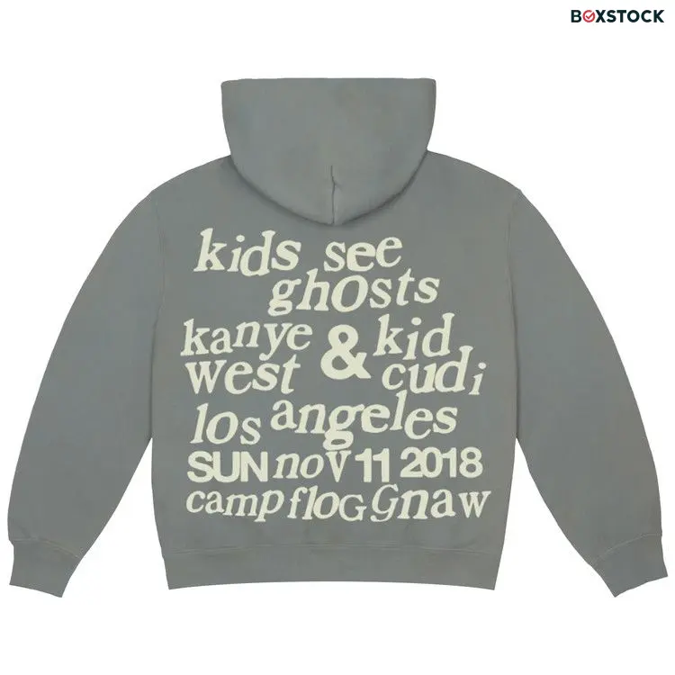 Cactus Plant Flea Market Kids See Ghosts Hooded Sweatshirt 'Glacier' Green Spring/Summer 2019