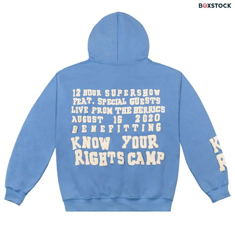 Cactus Plant Flea Market x Kerwin Frost Telethon Hoodie 'Blue' Spring/Summer 2020