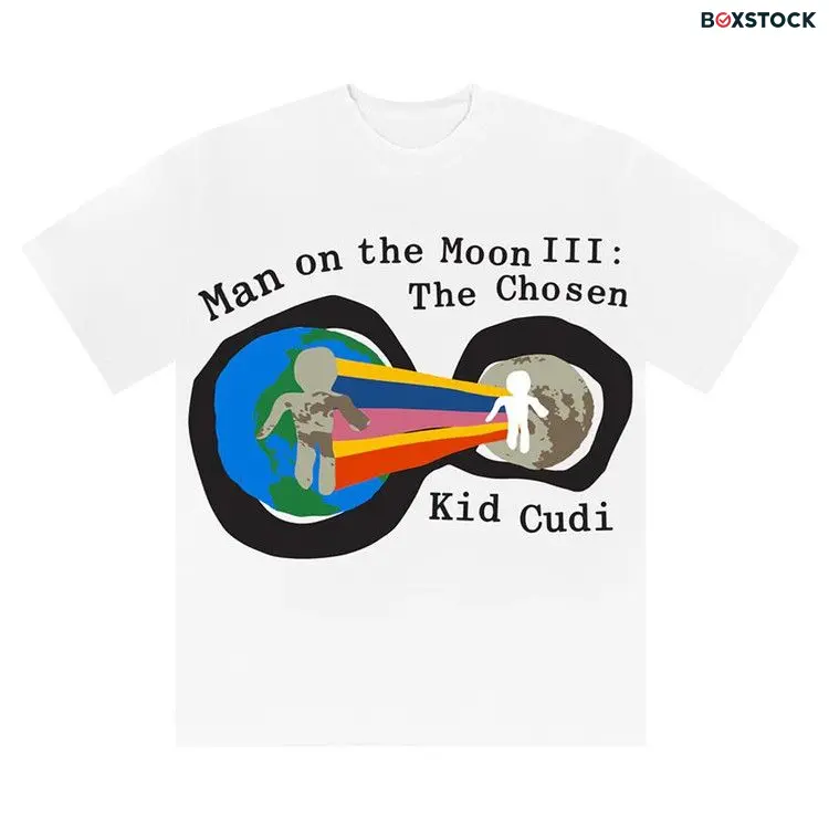 Cactus Plant Flea Market x Kid Cudi For MOTM III Heaven On Earth Tee 'White' Fall/Winter 2020