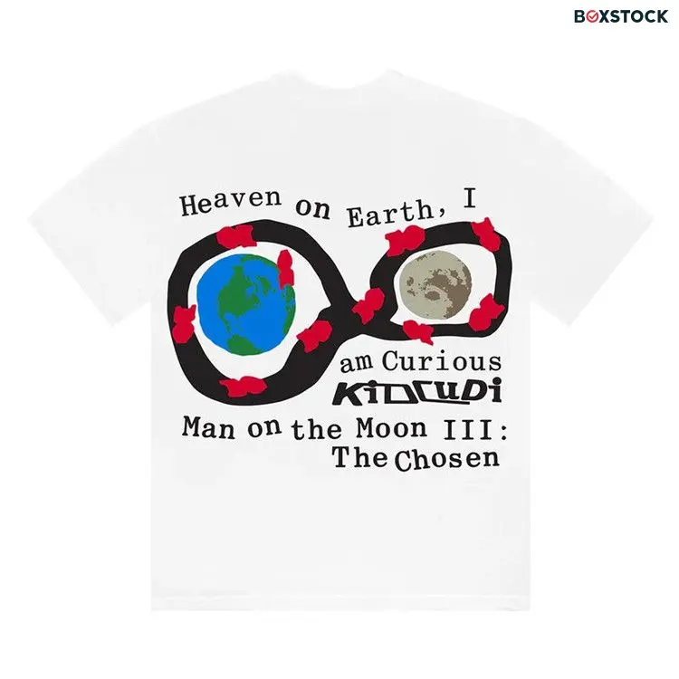 Cactus Plant Flea Market x Kid Cudi For MOTM III Heaven On Earth Tee 'White' Fall/Winter 2020