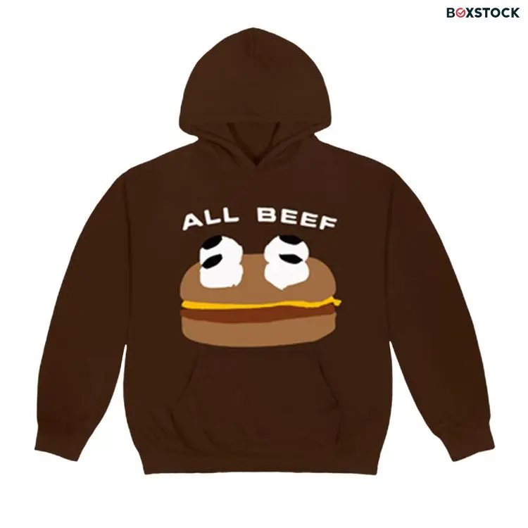 Cactus Plant Flea Market x McDonald's All Beef Hoodie 'Chocolate' Brown Fall/Winter 2022