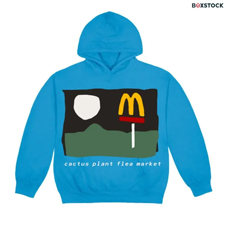 Cactus Plant Flea Market x McDonald's 24/7 Hoodie 'Blue Moon' Fall/Winter 2022
