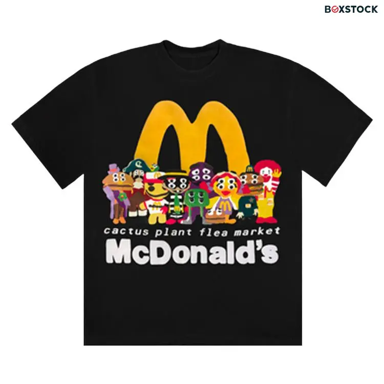 Cactus Plant Flea Market x McDonald's Cactus Buddy! And Friends Tee 'Black' Fall/Winter 2022