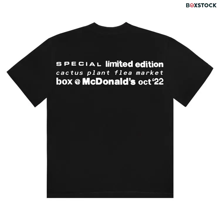 Cactus Plant Flea Market x McDonald's Cactus Buddy! And Friends Tee 'Black' Fall/Winter 2022