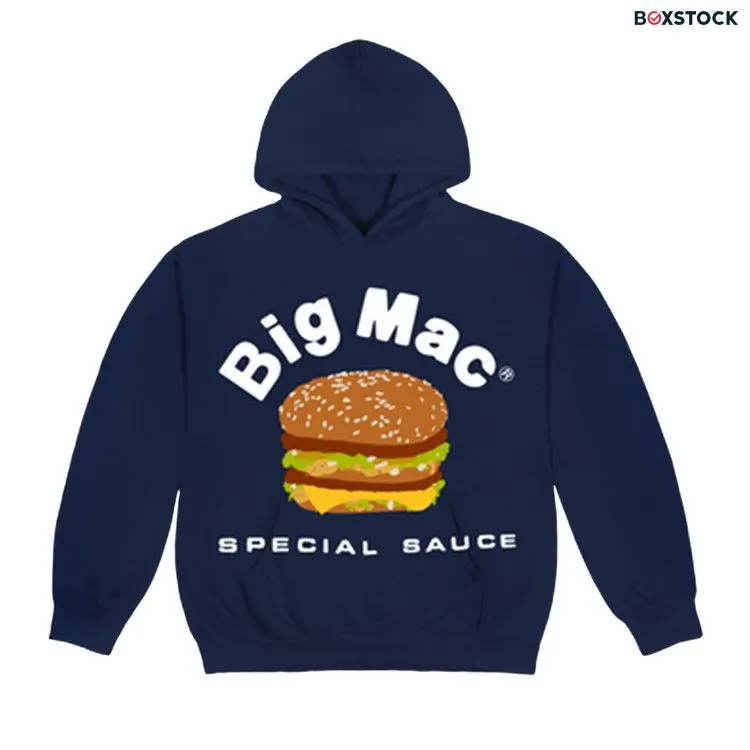 Cactus Plant Flea Market x McDonald's Team Big Mac Hoodie 'Navy' Blue Fall/Winter 2022