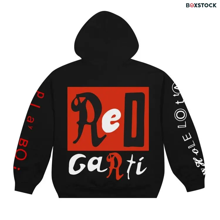 Cactus Plant Flea Market x Playboi Carti Whole Lotta Red King Vamp Hoodie 'Black'