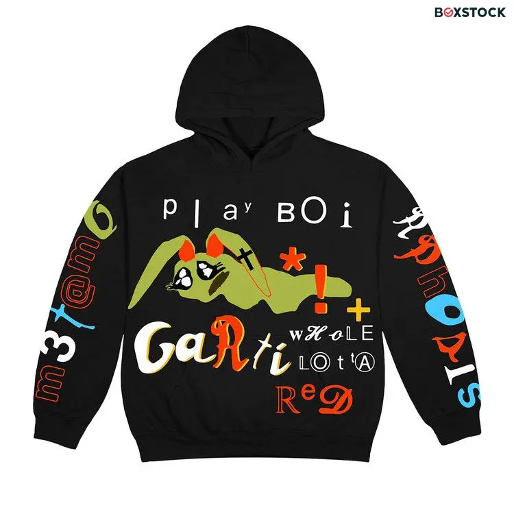 Cactus Plant Flea Market x Playboi Carti Whole Lotta Red M3tamorphosis Hoodie 'Black'