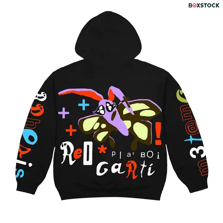 Cactus Plant Flea Market x Playboi Carti Whole Lotta Red M3tamorphosis Hoodie 'Black'