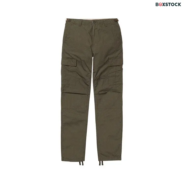 Carhartt WIP Aviation Pant 'Cypress Rinsed' Green Spring/Summer 2024