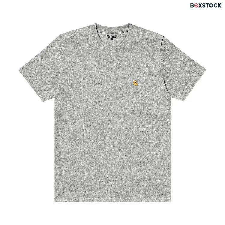 Carhartt WIP Chase T-Shirt 'Grey Heather/White' Multi-Color Fall/Winter 2021