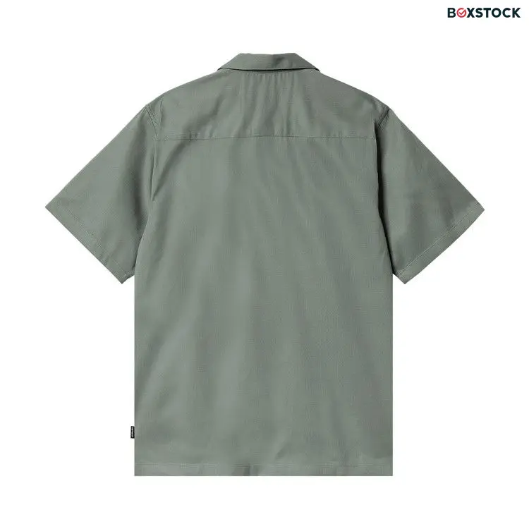 Carhartt WIP Durango Shirt 'Park/Black' Green Spring/Summer 2024