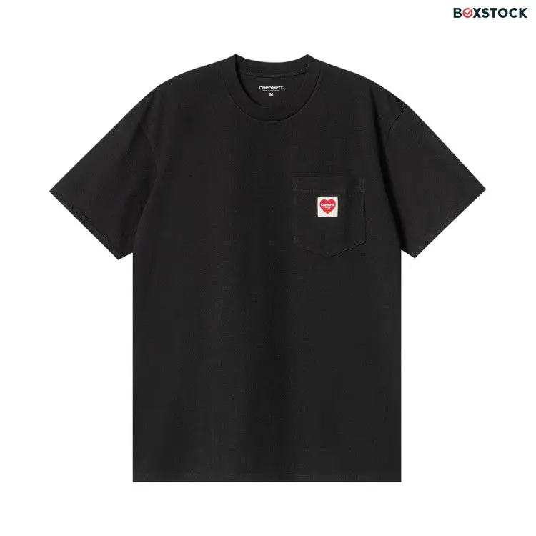 Carhartt WIP Heart Pocket Tee 'Black' Fall/Winter 2023