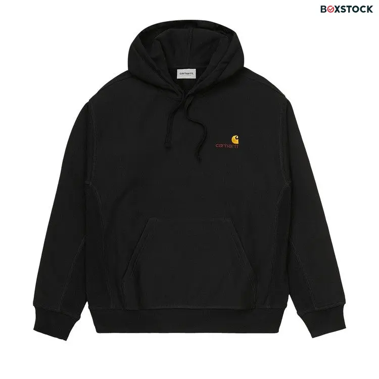 Carhartt WIP Hooded American Script Sweatshirt 'Black' Spring/Summer 2022