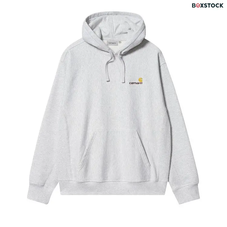 Carhartt WIP Hooded American Script Sweatshirt 'Grey' Fall/Winter 2022
