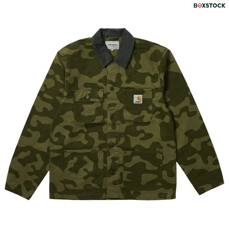 Carhartt WIP x Palace Michigan Coat 'Dollar Green Camo' Fall/Winter 2023