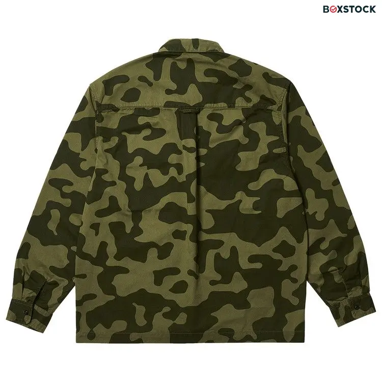 Carhartt WIP x Palace Long-Sleeve Master Shirt 'Dollar Green Camo' Fall/Winter 2023