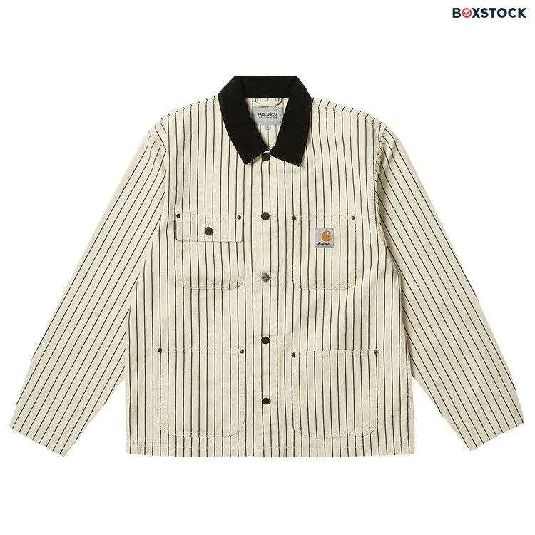 Carhartt WIP x Palace Michigan Coat 'Hickory Wax/Black' Cream Fall/Winter 2023