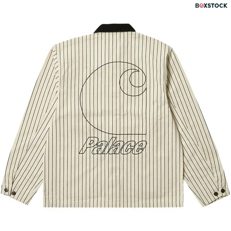 Carhartt WIP x Palace Michigan Coat 'Hickory Wax/Black' Cream Fall/Winter 2023