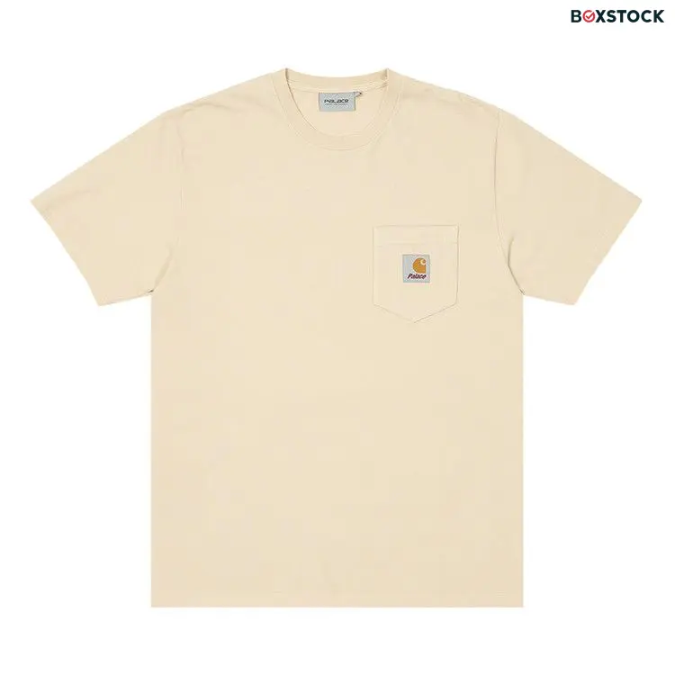 Carhartt WIP x Palace Short-Sleeve Pocket T-Shirt 'Palace Wax' Tan Fall/Winter 2023