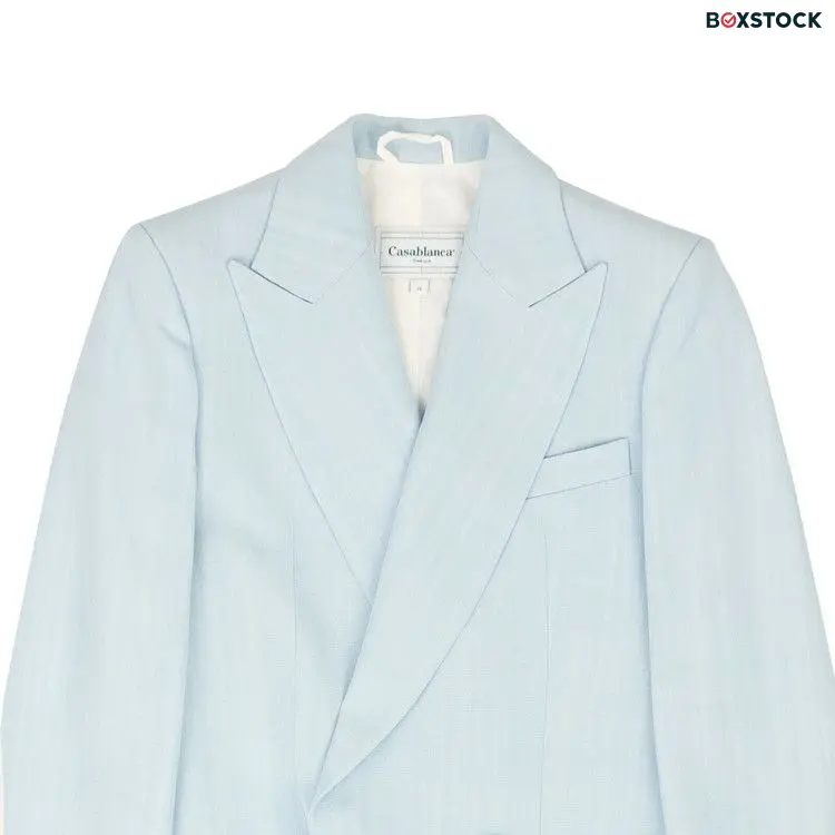 Casablanca Double Breasted Tailored Blazer 'Light Blue'