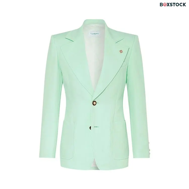 Casablanca Single Breasted Jacket 'Mint' Green Fall/Winter 2023
