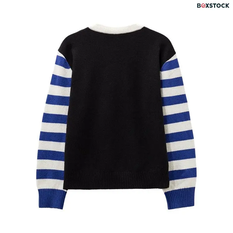 Charles Jeffrey Loverboy Cute Gromlin Jumper 'Black/Blue/Ecru' Multi-Color Fall/Winter 2023