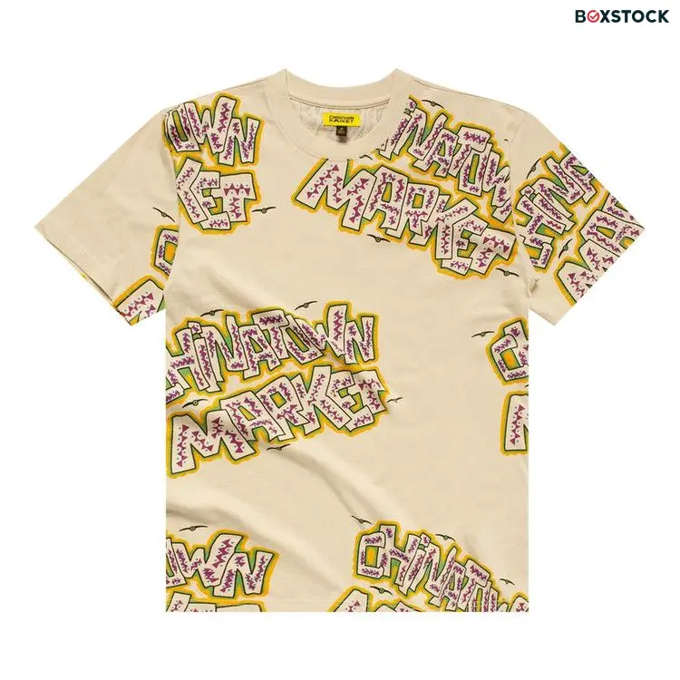 Chinatown Market Creature Tee 'Bone' Grey Spring/Summer 2021