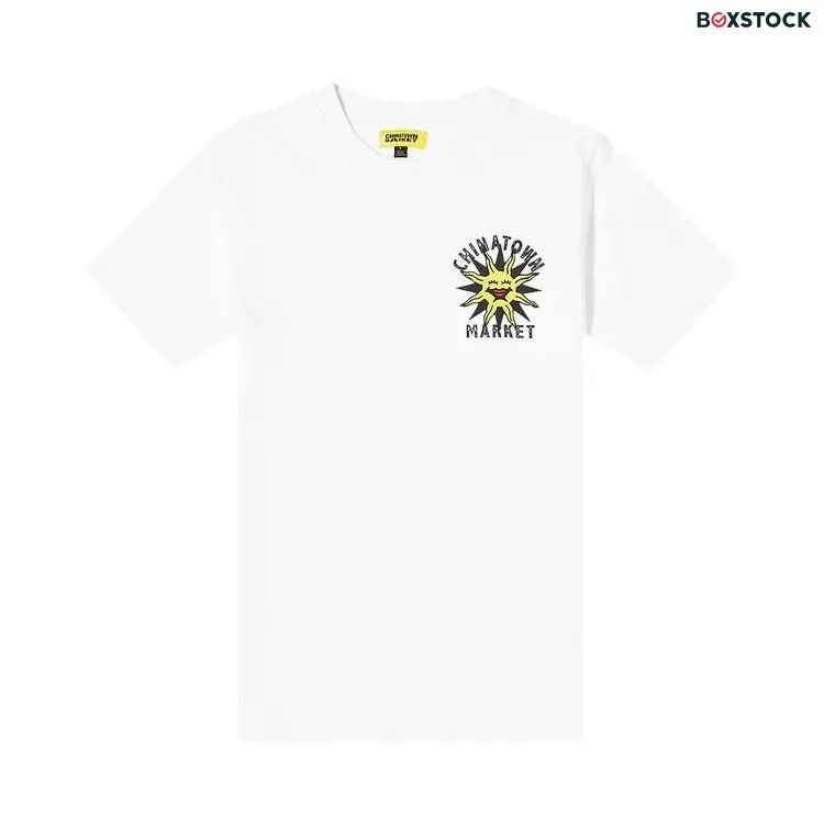 Chinatown Market Sunshine Over The Pyramids T-Shirt 'Cream' Spring/Summer 2021