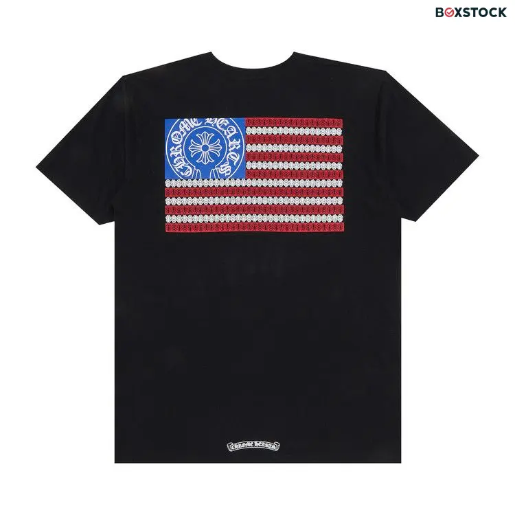 Chrome Hearts American Flag T-Shirt 'Black'