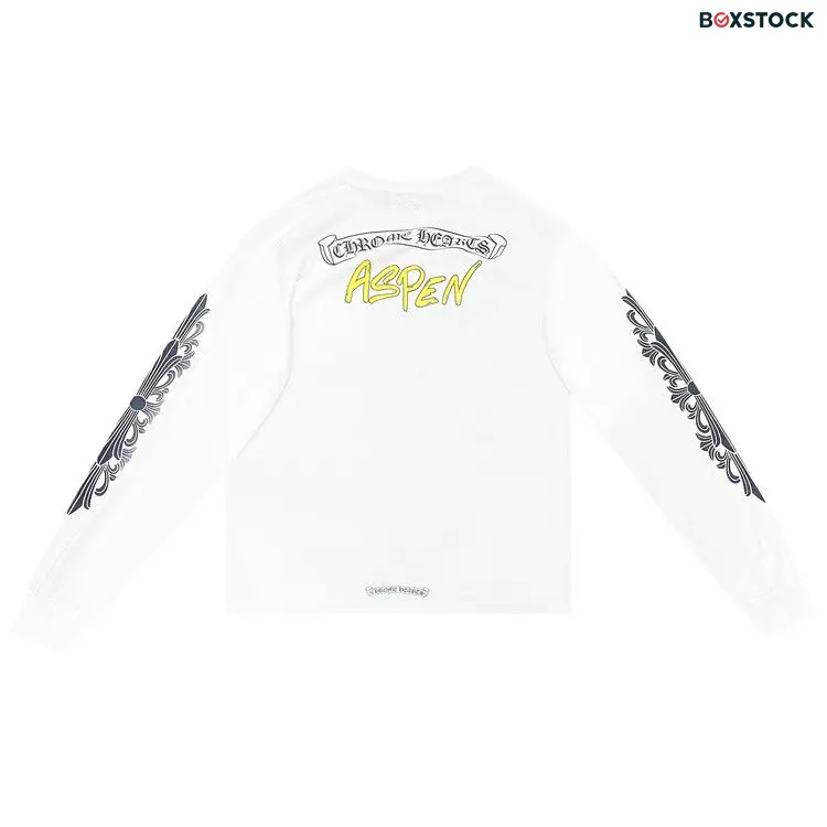 Chrome Hearts Aspen Floral Long-Sleeve 'White'