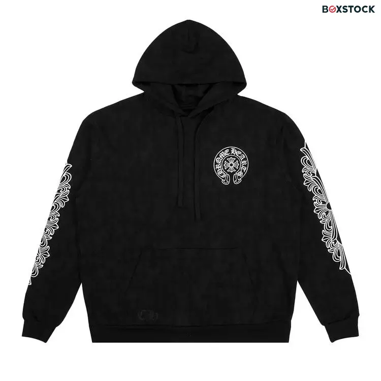 Chrome Hearts Cemetry Cross Hoodie 'Black' Spring/Summer 2024