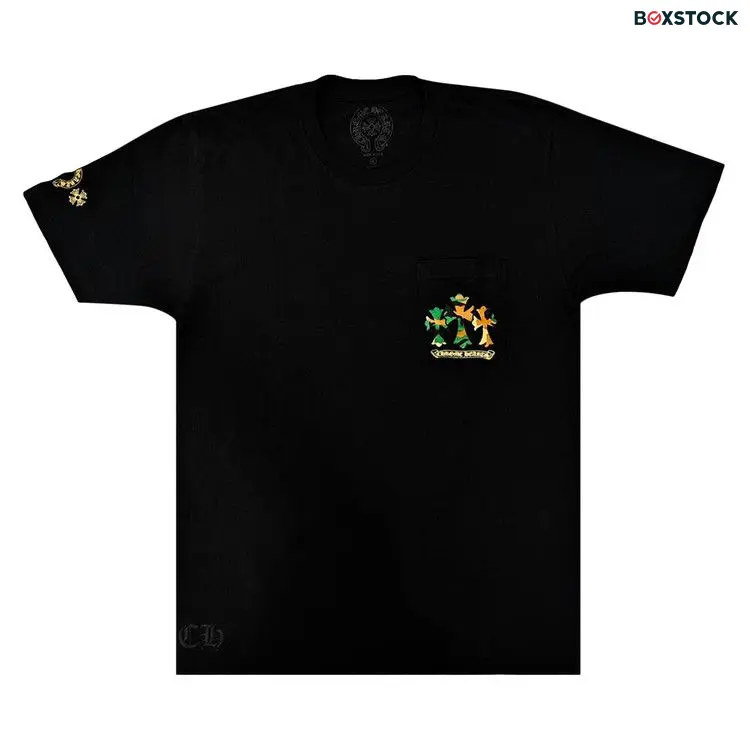 Chrome Hearts Horse Shoe Logo Pocket T-Shirt 'Black/Camo' Spring/Summer 2024