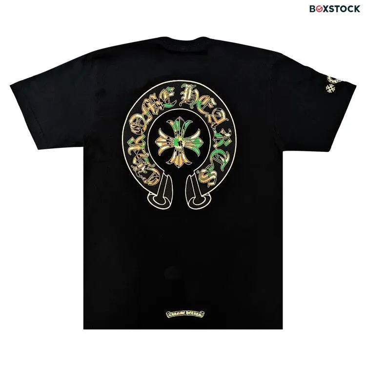 Chrome Hearts Horse Shoe Logo Pocket T-Shirt 'Black/Camo' Spring/Summer 2024