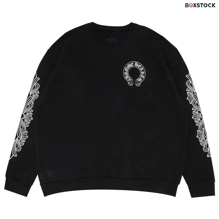 Chrome Hearts Horseshoe Logo Crewneck Sweatshirt 'Black' Fall/Winter 2022