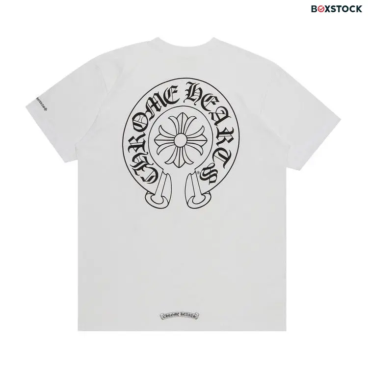 Chrome Hearts Horseshoe Logo Pocket T-Shirt 'White'