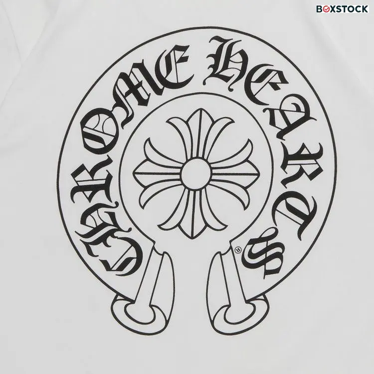 Chrome Hearts Horseshoe Logo Pocket T-Shirt 'White'
