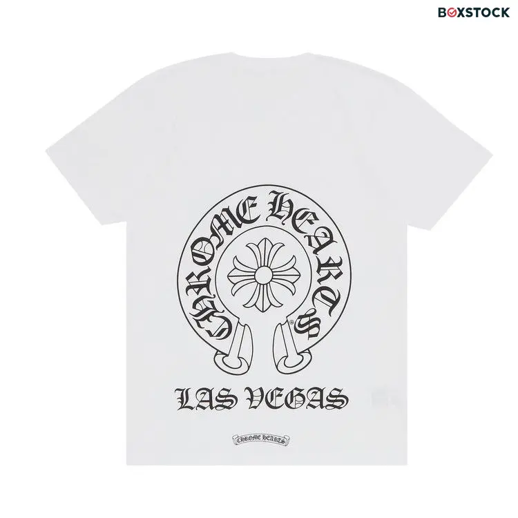 Chrome Hearts Las Vegas Exclusive Horseshoe T-Shirt 'White'