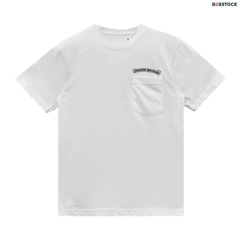 Chrome Hearts Las Vegas Exclusive Rolling Stones Pocket Tee 'White' 2024