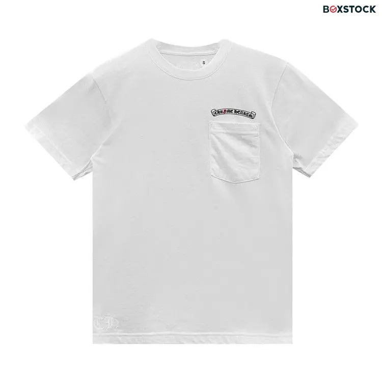 Chrome Hearts Las Vegas Exclusive Rolling Stones Pocket Tee 'White' 2024