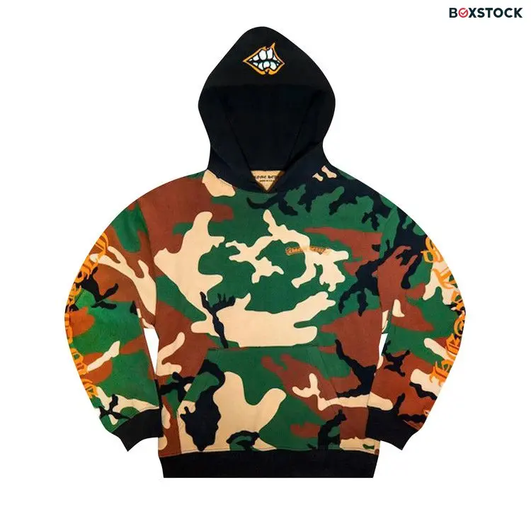 Chrome Hearts Matty Boy Caution Hoodie 'Camo' Multi-Color Spring/Summer 2022